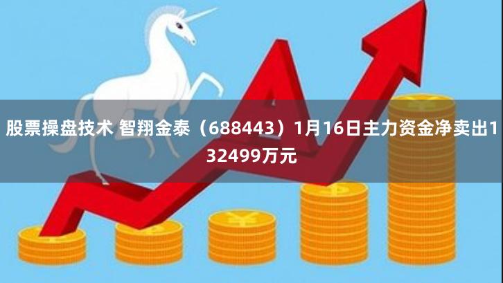 股票操盘技术 智翔金泰（688443）1月16日主力资金净卖出132499万元